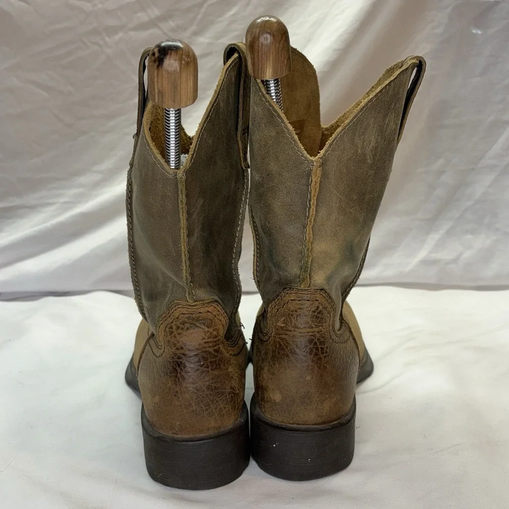 Ariat Rambler Brown Leather Western Boots Cowboy Men's Size 8 D